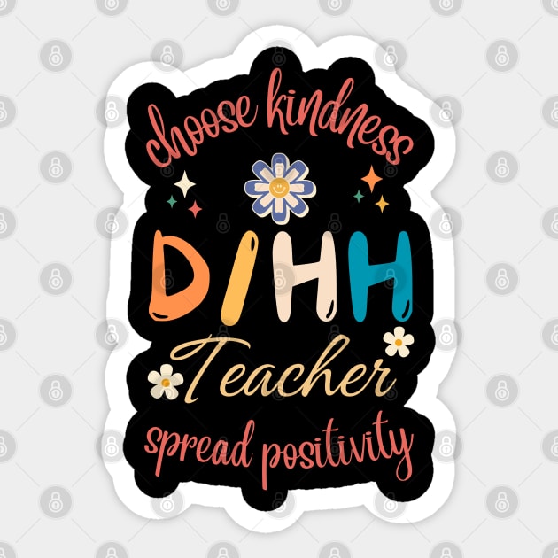 Deaf Hard of Hearing ASL SPED School D/HH Teacher Sticker by The WYLD Tribe
